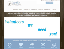 Tablet Screenshot of newdigsministry.org